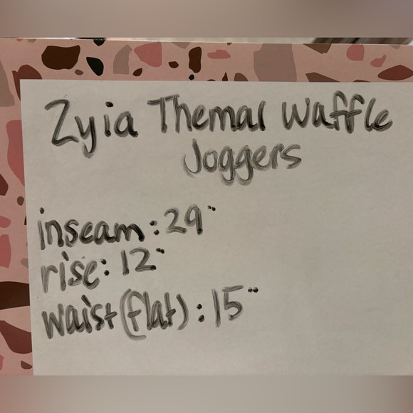 Zyia waffle Joggers - Picture 6 of 6